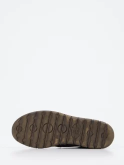 Josef Seibel – Stiefelette aus Velourslederimitat schwarzgrau