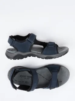Josef Seibel – Trekkingsandale aus Nubukleder Marineblau