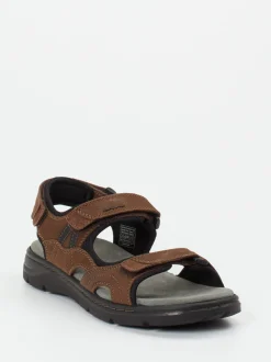 Josef Seibel – Trekkingsandalen aus Nubukleder braun