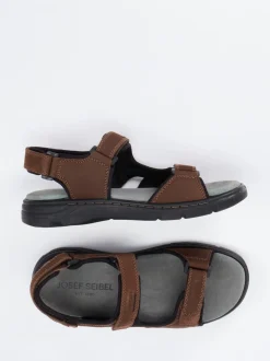 Josef Seibel – Trekkingsandalen aus Nubukleder braun