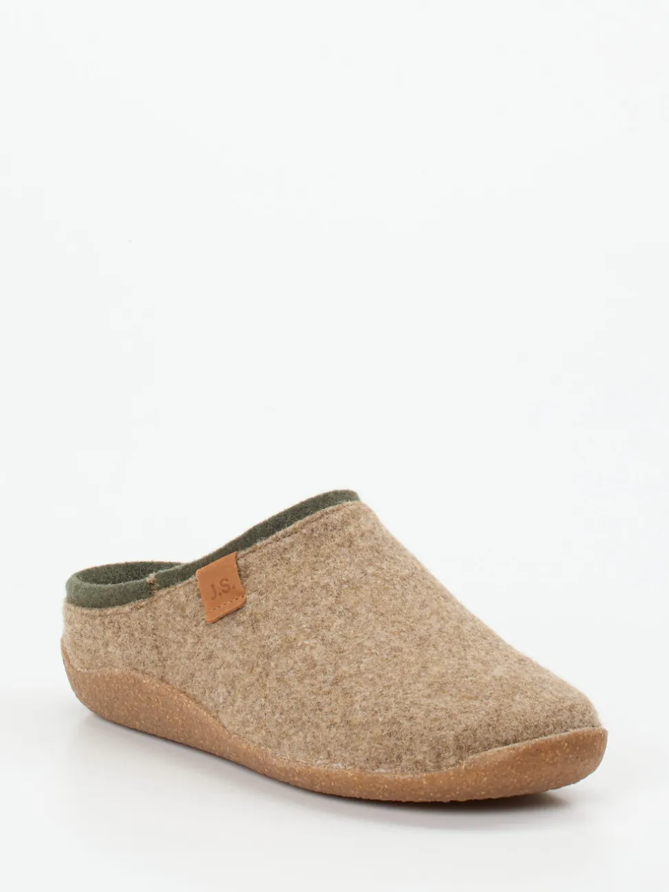 Josef Seibel Relax – Filzpantoffeln aus Schurwolle braun