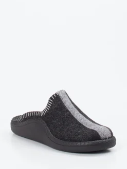 Josef Seibel Relax – Filzpantoffeln aus Filz in Anthrazit