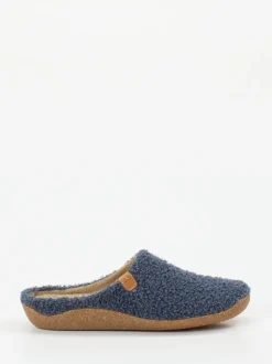 Josef Seibel Relax – Filzpantoffel aus Textil in Blau