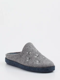 Josef Seibel Relax – Filzpantoffeln aus Filz grau