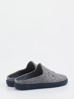 Josef Seibel Relax – Filzpantoffeln aus Filz grau