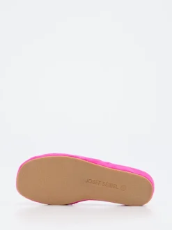 Josef Seibel Relax – Pantolette aus Velourstextil pink