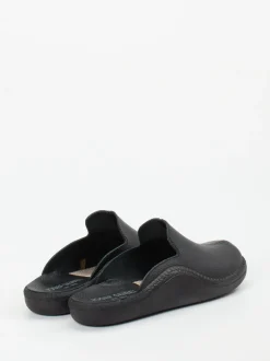 Josef Seibel Relax – Pantoffeln aus Kalbleder schwarz
