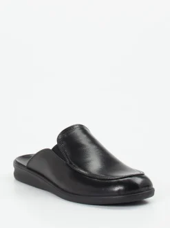 Josef Seibel Relax – Pantoffeln aus Kalbleder schwarz