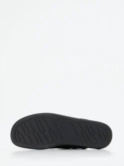 Josef Seibel Relax – Pantoffeln aus Kalbleder schwarz