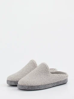 Josef Seibel Relax – Pantoffeln aus Textil in Hellbeige