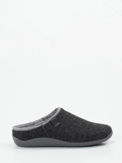 Josef Seibel Relax – Pantoffeln aus Filz in Anthrazit