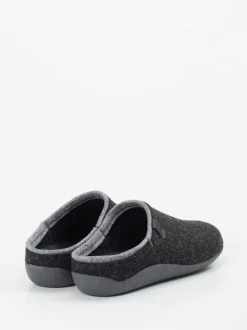 Josef Seibel Relax – Pantoffeln aus Filz in Anthrazit