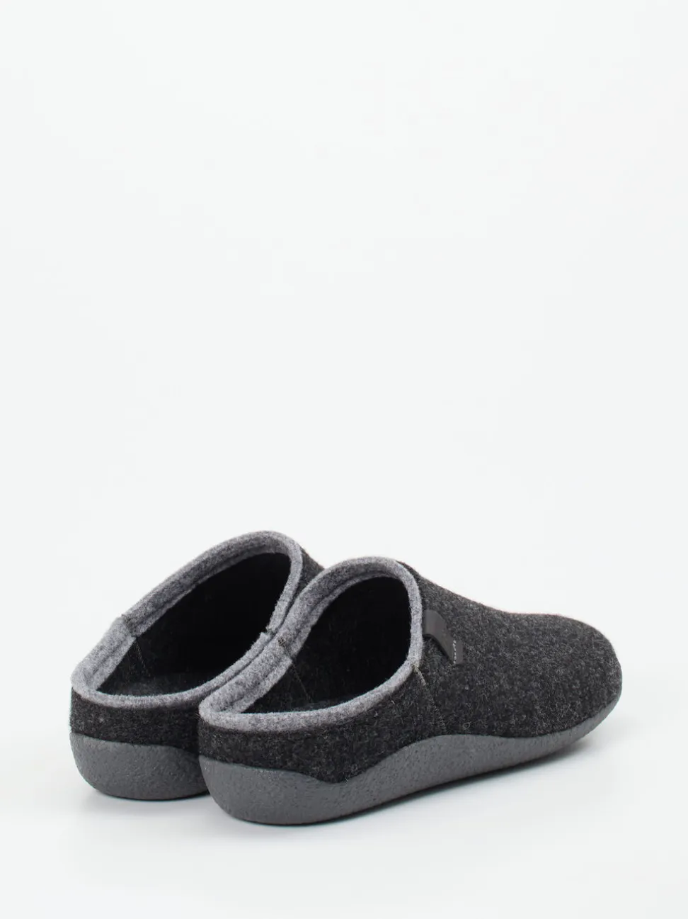 Josef Seibel Relax – Pantoffeln aus Filz in Anthrazit