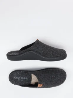 Josef Seibel Relax – Pantoffeln aus Filz Anthrazit