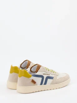 Kamo Gutsu – Low-Top Sneaker aus Veloursleder Beige