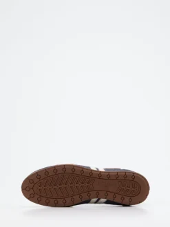 Kamo Gutsu – Mid-Top Sneaker aus Kalbleder und Canvas