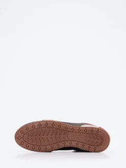 Kamo Gutsu – Retro-Sneaker aus Kalbleder Dunkelbraun