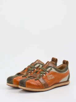 Kamo Gutsu – Retro-Sneaker aus Glatt- und Veloursleder