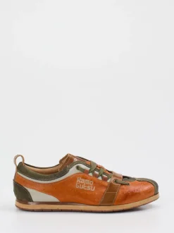Kamo Gutsu – Retro-Sneaker aus Glatt- und Veloursleder