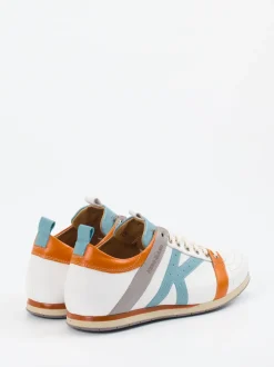 Kamo Gutsu – Sneaker aus Glattleder Off-White