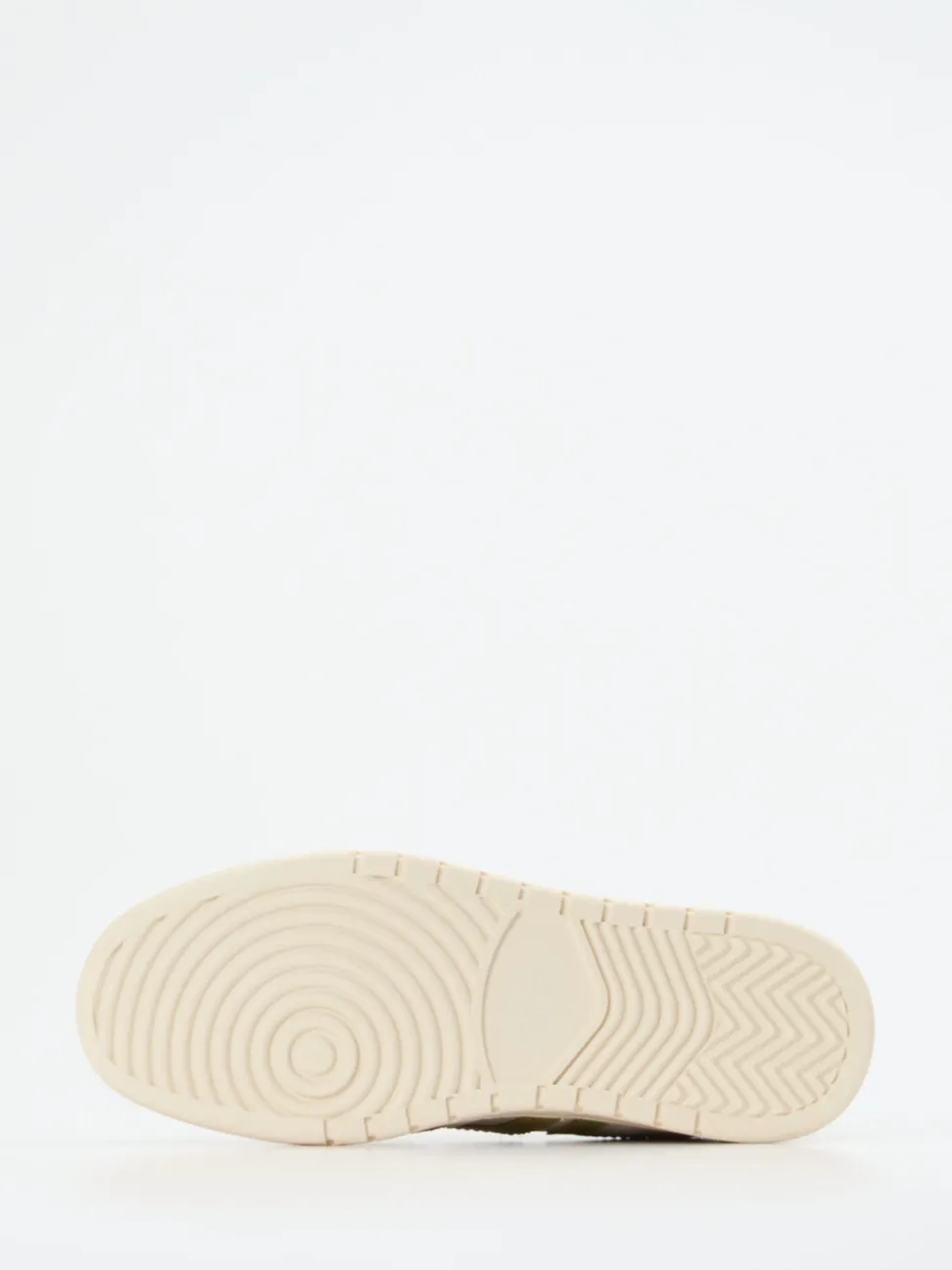 Kamo Gutsu – Sneaker aus Kalbleder Beige-Rot