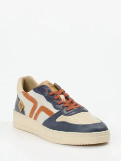 Kamo Gutsu – Sneaker aus Kalbleder im Colorblocking