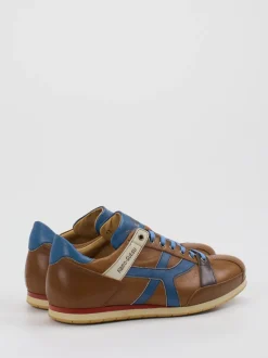 Kamo Gutsu – Sneaker aus Kalbleder cognacbraun