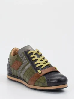 Kamo Gutsu – Sneaker aus Kalbleder mit Kroko-Prägung
