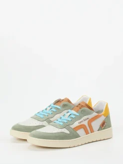 Kamo Gutsu – Sneaker aus Kalbleder und Veloursleder