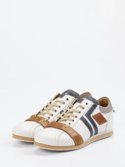 Kamo Gutsu – Sneaker aus Leder mit Flechtstruktur