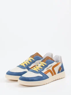 Kamo Gutsu – Sneaker aus Veloursleder mit Color-Blocking