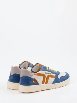 Kamo Gutsu – Sneaker aus Veloursleder mit Color-Blocking