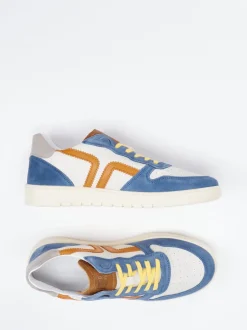 Kamo Gutsu – Sneaker aus Veloursleder mit Color-Blocking