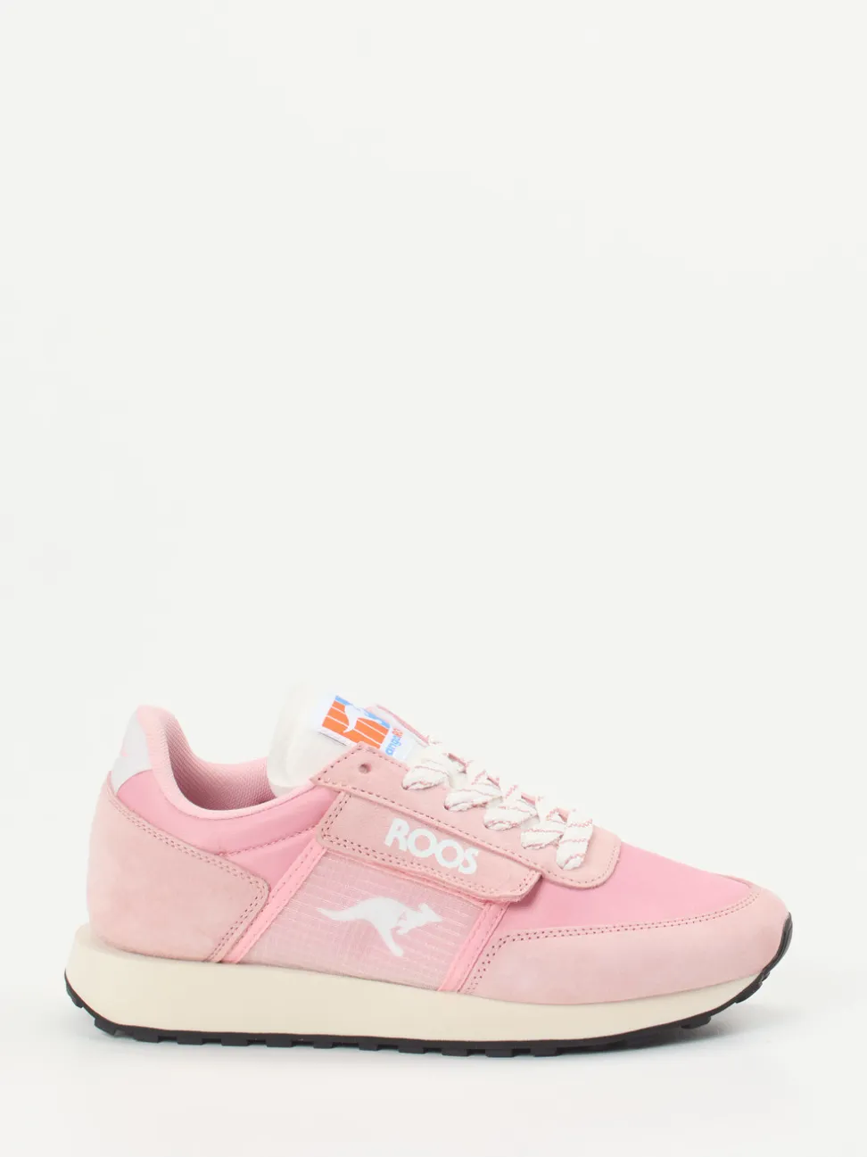 Kangaroos – Sneaker aus Textil und Veloursleder rosa