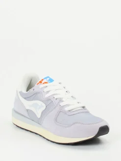 Kangaroos – Sneaker aus Veloursleder in Hellflieder
