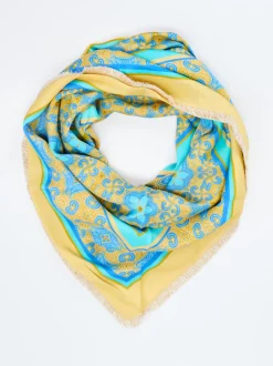 Katherina Loretta – Halstuch aus Viskose mit Ornamentprint