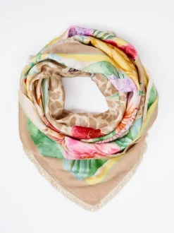 Katherina Loretta – Halstuch aus Synthetik mit Tropenprint