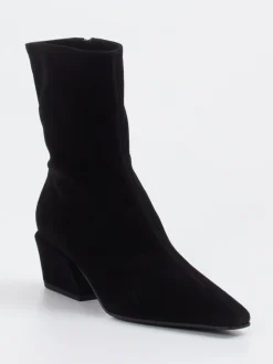 Kennel & Schmenger – Ankle Boots aus Veloursleder schwarz