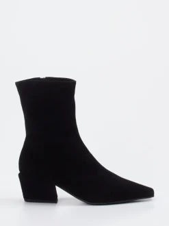 Kennel & Schmenger – Ankle Boots aus Veloursleder schwarz