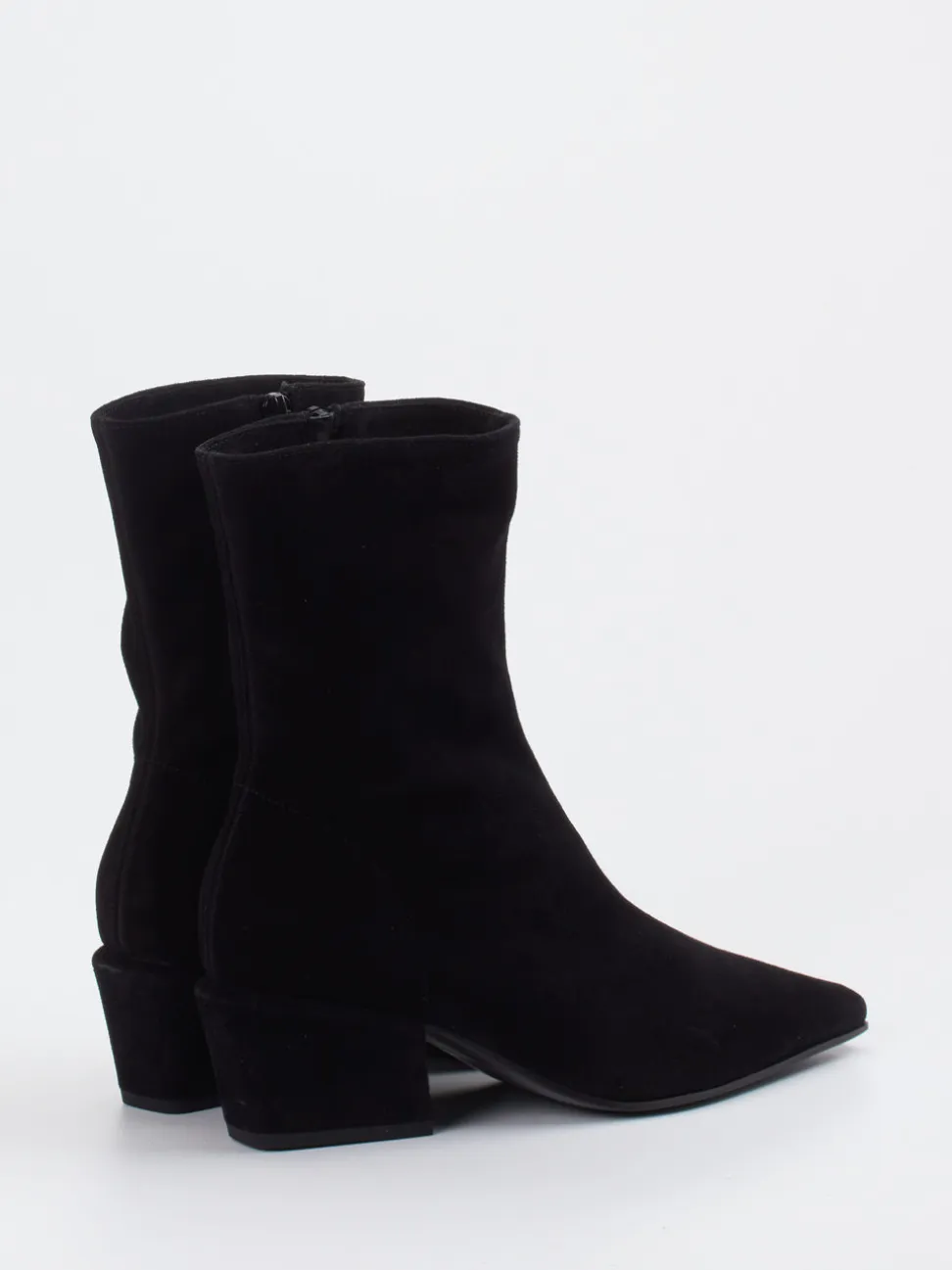 Kennel & Schmenger – Ankle Boots aus Veloursleder schwarz