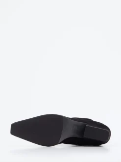 Kennel & Schmenger – Ankle Boots aus Veloursleder schwarz