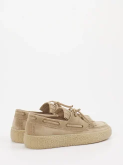 Kennel & Schmenger – Bootsschuh aus Veloursleder beige