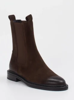 Kennel & Schmenger – Chelsea Boots aus Veloursleder braun
