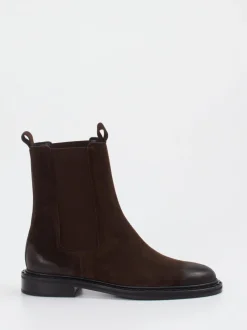 Kennel & Schmenger – Chelsea Boots aus Veloursleder braun