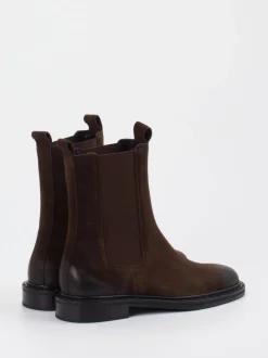 Kennel & Schmenger – Chelsea Boots aus Veloursleder braun