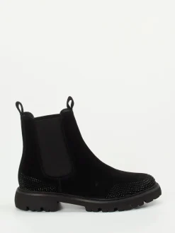 Kennel & Schmenger – Chelsea Boots aus Veloursleder schwarz
