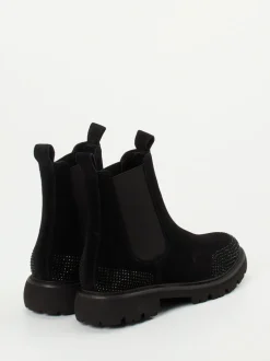 Kennel & Schmenger – Chelsea Boots aus Veloursleder schwarz