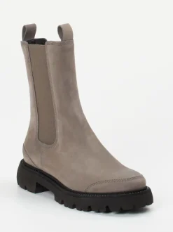Kennel & Schmenger – Chelsea Boots aus Nubukleder taupe