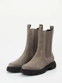 Kennel & Schmenger – Chelsea Boots aus Nubukleder taupe