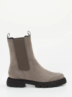 Kennel & Schmenger – Chelsea Boots aus Nubukleder taupe